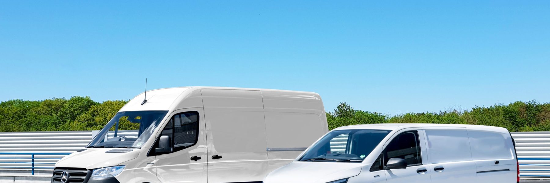 Two clean unmarked cargo vans